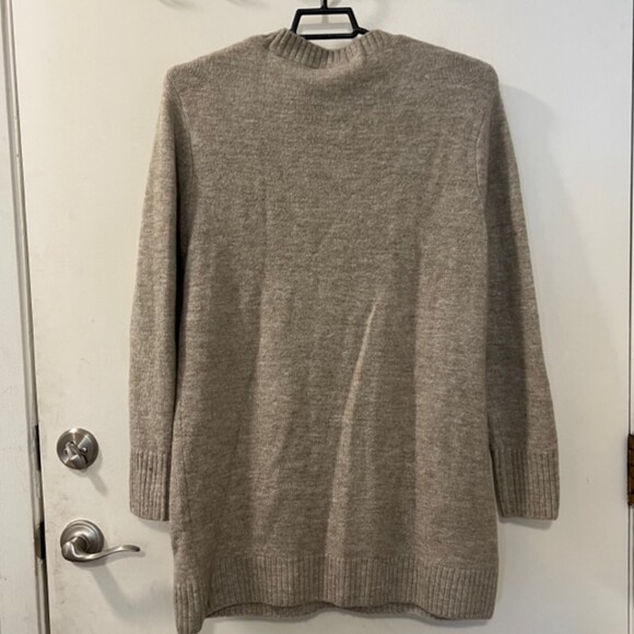 NWT Coco + Carmen Ribbed Hem Faux Fur Pocket Knit Sweater Tunic Top Dress L/XL - Picture 4 of 10